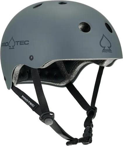 Pro-Tec Classic - Casco para patinar certificado Gris mate