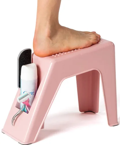 Miniatura 9 de Demi's Home - Reposapiés para ducha y pedicura, color gris (no incluye suministros)