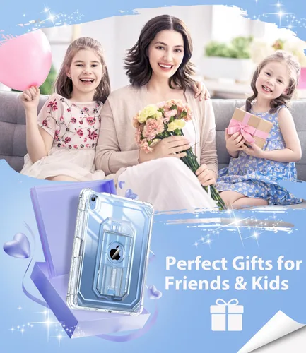 Miniatura 7 de Cantis Funda para iPad A16 de 11 pulgadas 2025/iPad de 10ª generación 2022 (10.9 pulgadas) con protector de pantalla y soporte para lápices, funda