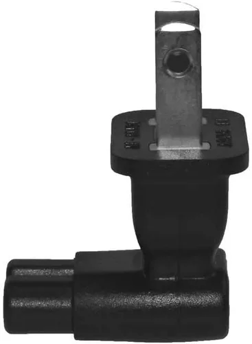 Miniatura 3 de SF Cable, Adaptador de enchufe de ángulo recto de 2 puntas, receptáculo IEC 60320-C7 de los E.E.U.U. a NEMA 1-15P