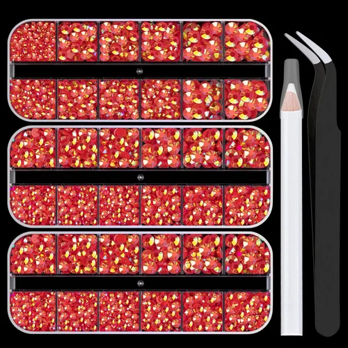 Miniatura 45 de 30000 diamantes de imitación de resina para deslumbrar con pegamento de joyería B7000, gemas de imitación doradas para manualidades, ropa, vasos