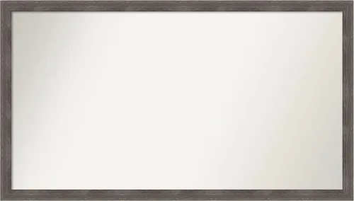 Miniatura 222 de Amanti Art Espejo personalizado, espejo de baño gris plomo a rayas, espejo de pared o espejo de tocador de baño sobre el fregadero