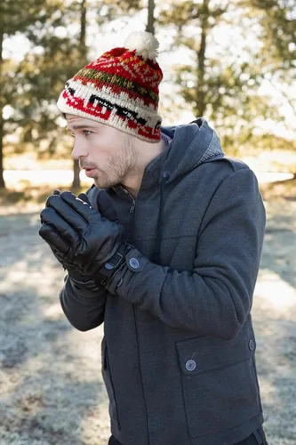 Miniatura 3 de TINKUY PERU - Gorro de invierno de lana de alpaca, hecho a mano, unisex, talla única