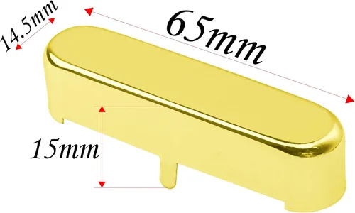 Miniatura 5 de 2 fundas para pastillas de cuello de guitarra Yootones compatibles con guitarra eléctrica TL Tele Telecaster Style (dorado)