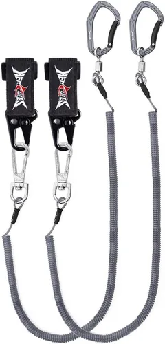 Miniatura 23 de HERCULES M4 Fishing Lanyard, Fishing Pole Tether, Kayak Paddle Leash, Heavy Duty Retractable Coiled Lanyard for Fishing, Rods, Pliers, Boating