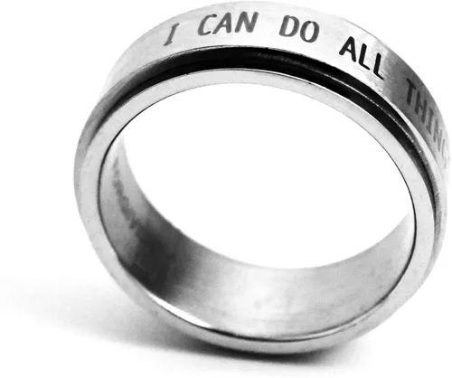 Miniatura 6 de Philippians 413 I Can Do All Things Through Christ Spinner Ring