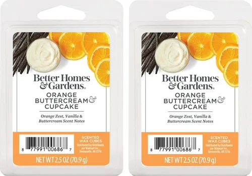 Miniatura 6 de Better Homes and Gardens - Cubos de cera perfumados de 2.5 onzas, paquete de 2 (pastel de calabaza especiado)