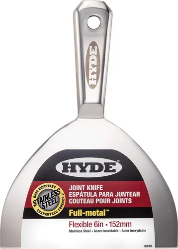 Miniatura 3 de Hyde Juego de cuchillos para paneles de yeso, juego de herramientas raspadoras de pintura - Premium Full Metal 4 '' 6 '' & 8 '' Cuchillo