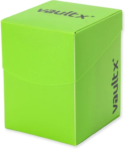 Miniatura 3 de Caja de almacenamiento para cartas Vault X y 150 fundas negras para cartas, se ajusta a más de 100 cartas con funda, tamaño grande estándar, caja