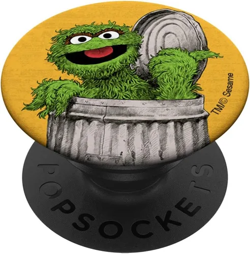 Miniatura 6 de Sesame Street Oscar the Grouch PopSockets MagSafe PopGrip para iPhone