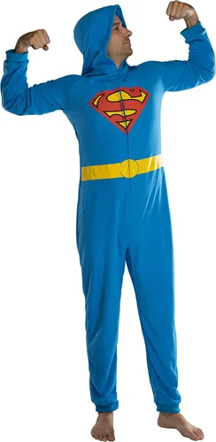 Miniatura 8 de DC Comics Liga de la Justicia Superhéroe Pijamas Familiares a Juego Union Suit Para Hombres, Mujeres, Niñas, Niños y Mascotas