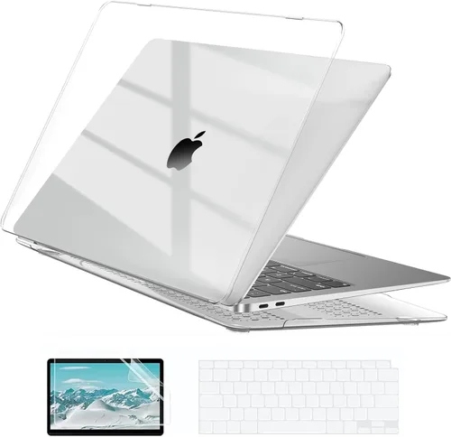 Miniatura 9 de EooCoo Funda rígida compatible con MacBook Air de 13.3 pulgadas M1 Chip 2021-2018 con pantalla Retina, funda protectora de plástico Air de 13.3