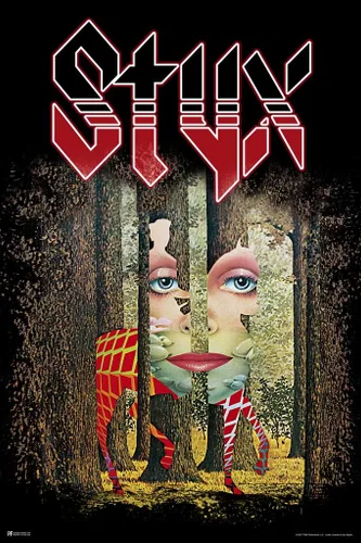 Miniatura 2 de Póster laminado de Styx The Grand Illusion, portada de álbum, pósteres de banda de rock clásico, mercancía de música vintage, póster de los años 70