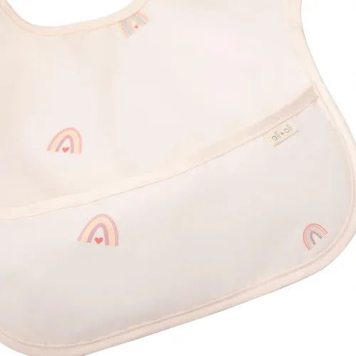 Miniatura 4 de Ali+Oli Baberos de delantal para bebés, libres de BPA, certificados Oeko-Tex, impermeables, lavables a máquina, para niños pequeños de 6m+