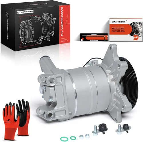 Miniatura 10 de A-Premium Compresor de aire acondicionado con embrague compatible con Nissan Altima 3.5L 2002-2006, Maxima 3.5L 2003-2008, Sedán, con compresor