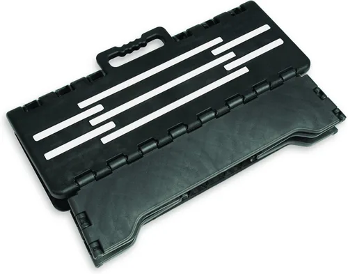 Miniatura 3 de North American Health + Wellness Escalón plegable portátil, taburete antideslizante de 4 pulgadas con asa, negro