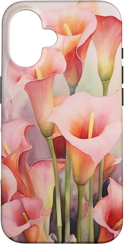 Miniatura 31 de iPhone 13 Pro Calla Lilies Flower Floral Watercolor Case