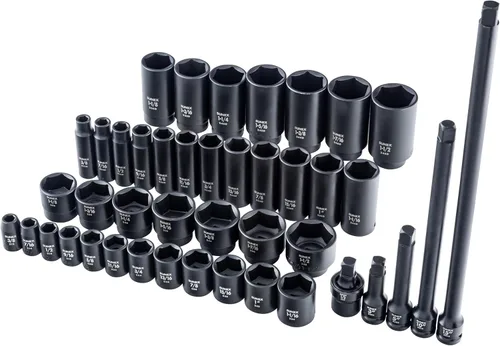 Miniatura 3 de 43PC 1/2" DR AE IMP JUEGO DE SOCKET, Negro