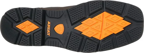 Miniatura 4 de ARIAT Botas de trabajo impermeables con punta cuadrada ancha para hombre, botas de cuero