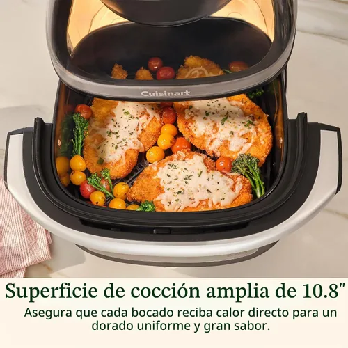 Miniatura 3 de Cuisinart ClearView - Freidora de aire grande de 9 cuartos de galón con ventana ClearView, panel de control digital, 5 funciones, 3 ajustes