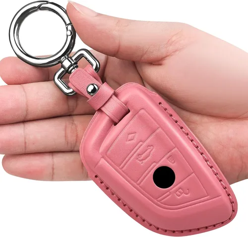 Miniatura 6 de Tukellen Funda de cuero genuino para llavero BMW 230i 330i 430i 440i 530i 530e 530i 540i 740i 740i 745e 750i M2 M235i M240i M3 M340i M4 X1 X2 X3 X4
