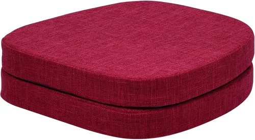 Miniatura 20 de baibu Juego de 4 cojines metálicos de espuma viscoelástica de 14 x 14 pulgadas, diseño de doble capa, antideslizantes, para sillas de comedor, cojín
