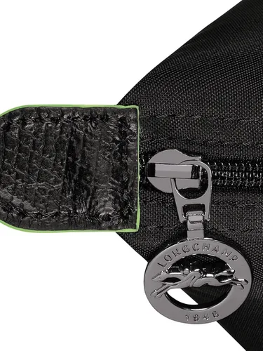 Miniatura 5 de Longchamp Bolsa de hombro de nailon Le Pliage Green color negro