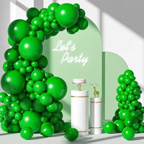 Miniatura 15 de FOTIOMRG - Kit de guirnalda de arco de globos blancos de 110 piezas, globos de látex blancos de 18, 12, 10, 5 pulgadas de diferentes tamaños