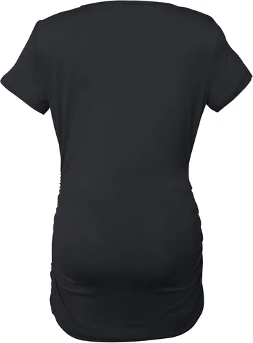 Miniatura 3 de Smallshow - Camiseta de maternidad para mujer, diseño de lados fruncidos, tipo túnica, prendas para el embarazo