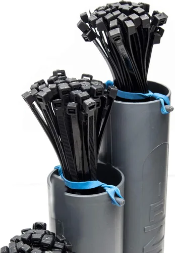 Miniatura 5 de R-Z-G Ready-Zip-Go (tm) Organizador de bridas de cables con base magnética con 250 bridas y cortador