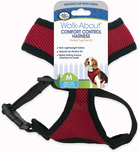 Miniatura 24 de Four Paws Comfort Control - Arnés para perro, color negro, extra pequeño