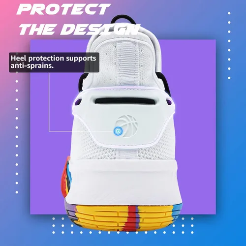 Miniatura 7 de WETIKE - zapatillas de básquetbol antideslizantes para niños y niñas, zapatillas para correr al aire libre (niños pequeñosniños grandes)