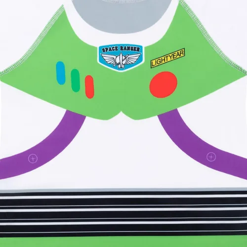 Miniatura 5 de Disney Pixar Toy Story Buzz Lightyear Woody Rash Guard Swim Trunks Outfit Set Toddler to Little Kid