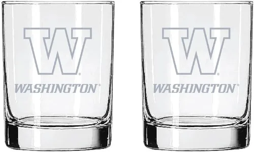 Miniatura 26 de Texas A&M Aggies - Juego de 2 vasos (2 caras), acabado satinado, roca (o whisky)