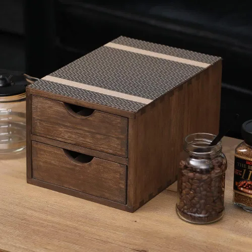Miniatura 8 de DDYURI Organizador de Cajón Soporte para Cápsulas de Café - Accesorios de Almacenamiento de Cubiertos de Cocina/ Cajones K-Cup con Partición