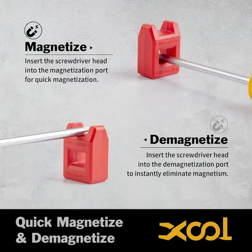 Miniatura 4 de XOOL Juego de destornilladores magnéticos Torx, 12 en 1 con T5 T6 T7 T8 T9 T10 T15 T20 T25 T27 T30 T40, juego de destornilladores estrella