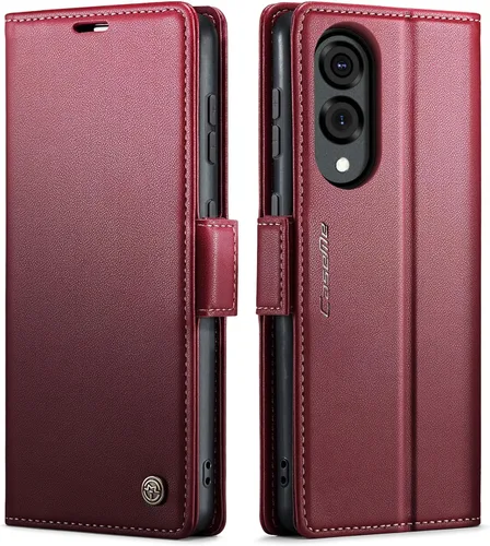 Miniatura 61 de QLTYPRI Funda tipo cartera para Samsung Galaxy S22 Ultra, funda magnética de piel sintética de alta calidad con bloqueo RFID, ranuras para tarjetas
