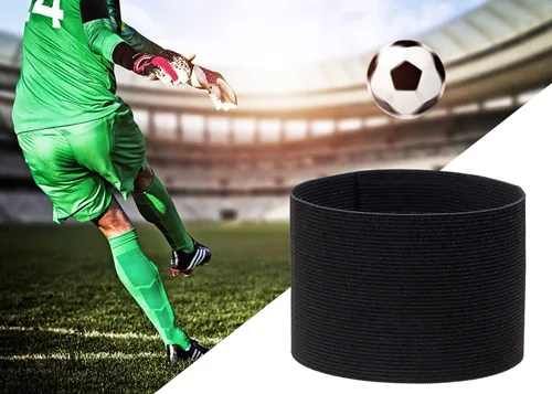 Miniatura 5 de ONLYKXY 3 brazaletes de capitán de 2.75 x 12.79 pulgadas, ajustable, para fútbol, baloncesto, voleibol, escuela, competencia, entrenador, jugadores