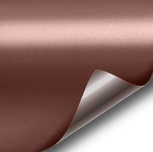 Miniatura 2 de VViViD+ - Rollo de vinilo cromado satinado en oro rosa, conformable (1 pie x 5 pies)