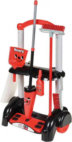 Miniatura 7 de Casdon - Little Helper - Carrito de limpieza de Casdon Henry (Rojo y Negro)