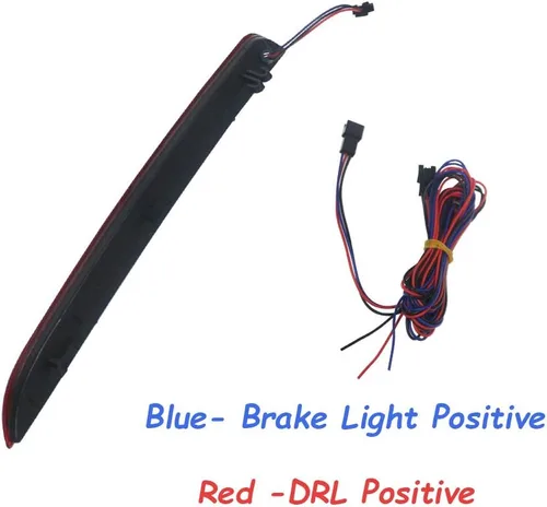 Miniatura 4 de Lente roja completa LED parachoques reflector trasera niebla luces para 2016 2017 2018 2019 Ford Explorer