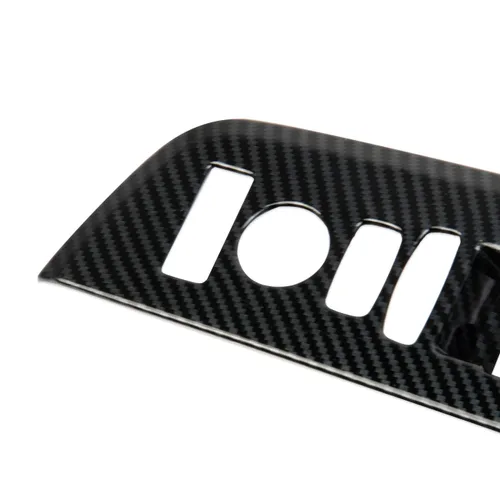 Miniatura 4 de crosselec Cubierta del panel del interruptor de elevación de ventana de fibra de carbono para Honda Pilot 2023-2026