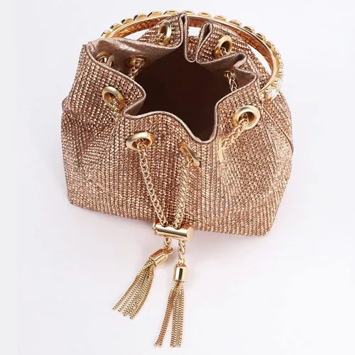 Miniatura 4 de DJBM Bolso de mano con diamantes completos para mujer, bolso de mano con diamantes de imitación, bolso de mano para mujer, fiesta, graduación