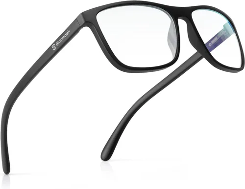 B BLOOMOAK Gafas de conducción nocturna transparentes, lentes de visión nocturna antirreflejos con revestimiento AR, lentes de policarbonato ligeros