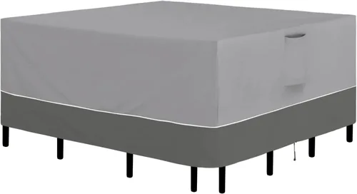 Miniatura 9 de Easy-Going Juego de fundas cuadradas para muebles de patio, 56 x 56 pulgadas, para mesa y silla, impermeables, resistentes a los rayos UV, para sofá
