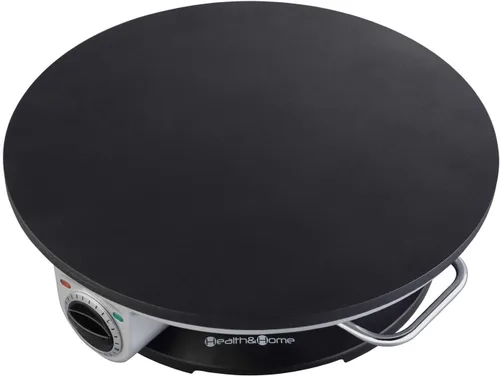 Miniatura 9 de Health and Home Máquina para crepes sin bordes, máquina de crepas de 13 pulgadas y plancha eléctrica, máquina para hacer panqueques antiadherente