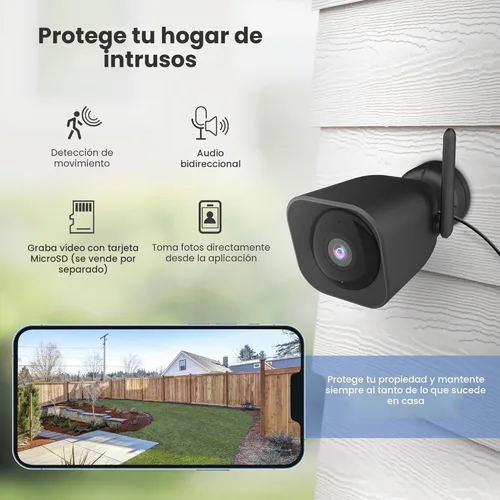 Miniatura 5 de Feit Electric CAM/WM/WiFi 1080p HD Cámara de seguridad para exteriores con Wifi para el hogar inteligente con visión nocturna Negro