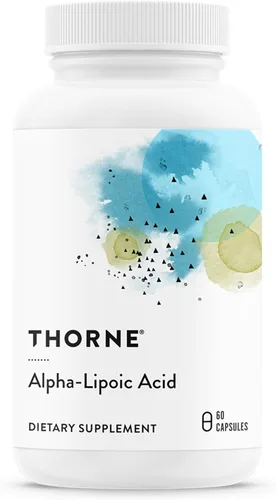 THORNE - Ácido alfa lipoico - Proporciona apoyo antioxidante - Apoya la desintoxicación hepática y la salud nerviosa, ocular, metabólica y hepática*