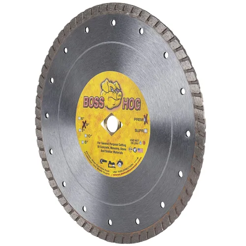 Miniatura 8 de Delta Diamond Boss Hog - Hoja de diamante Turbo de 7 pulgadas para mampostería, ladrillo, bloque, adoquines, hormigón, piedra, corte húmedo y seco