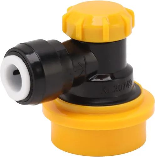 Zerodis Manguera de agua, acoplador de bloqueo de conexión rápida, fácil de desmontar, a prueba de fugas, plástico para cerveza, adaptador de